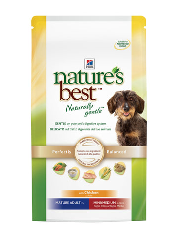 Hill's Nature's Best Adulto + 7 años Mini / Medium