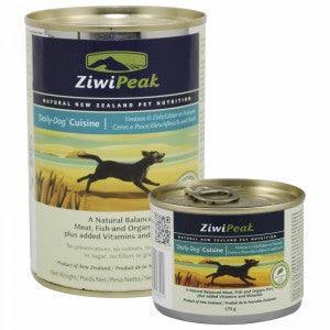 ZiwiPeak Pescado y Ciervo en lata para perros